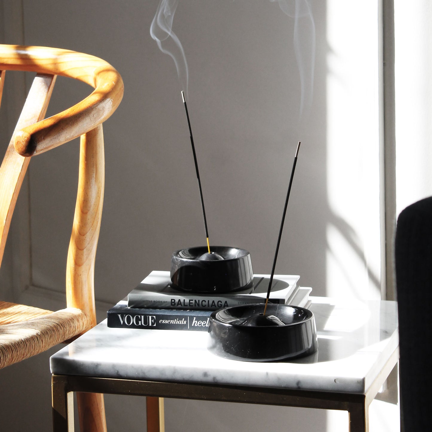 Porta Incienso de mármol