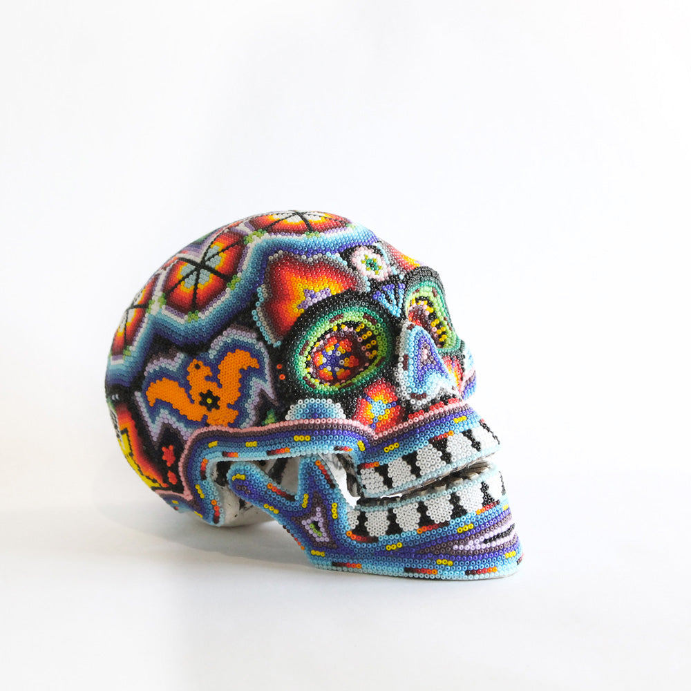 Calavera Arte Huichol