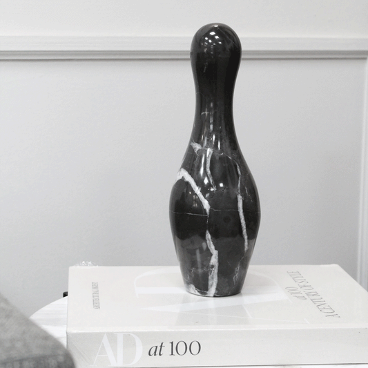 Pino de boliche de mármol