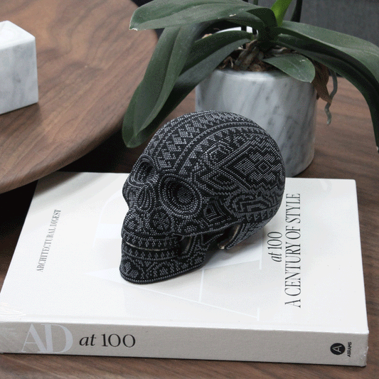 Calavera Arte Huichol