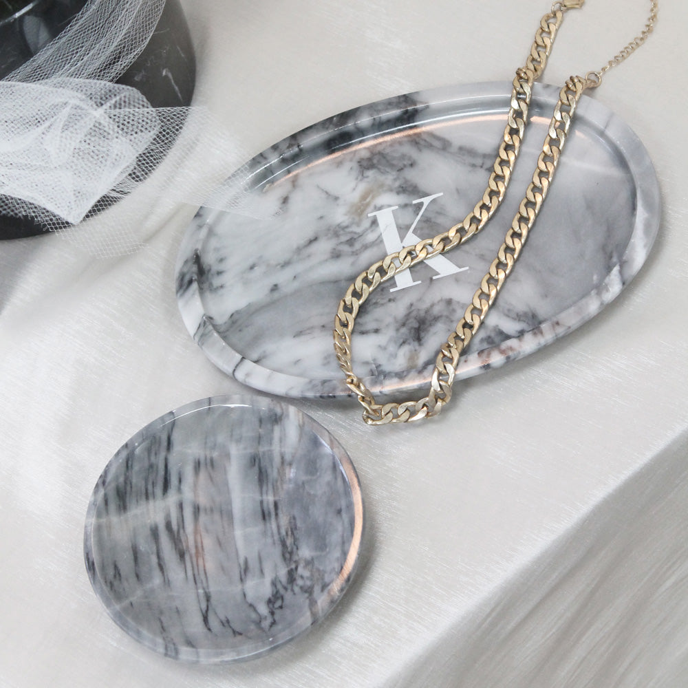 Kit de tocador de mármol